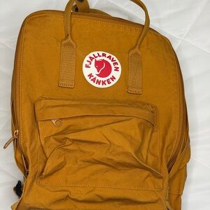 Fjallraven Kanken Backpack Ochre 15” School Travel Book Bag 23510 Yellow